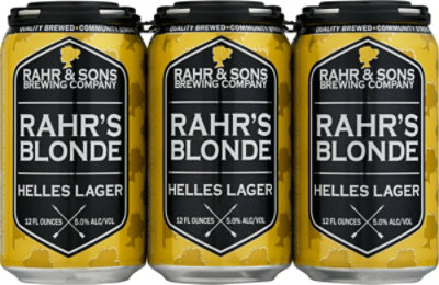 Rahr Blonde In Cans - 6-12 Fl. Oz. - Image 4