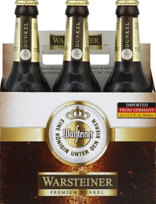 Warsteiner Dunkel Bottles - 6-11.2 Fl. Oz. - Image 2