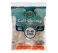 Seafood Counter Shrimp Raw 31-40 Count Peeled & Deveined Gulf Frozen - 1 Lb