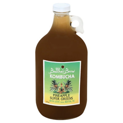 Buddhas Brew Growler Pineapple Super Greens - 67 Fl. Oz. - Image 1