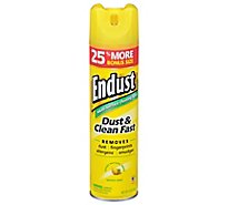 Endust Dusting Spray Multi Surface Natural Shine Lemon Zest - 12.5 Oz