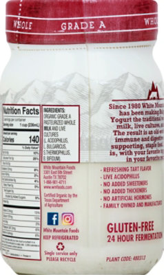 White Mountain Yogurt Whlmlk Bulgarian - 16 Oz - Image 6