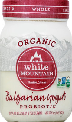 White Mountain Yogurt Whlmlk Bulgarian - 16 Oz - Image 2