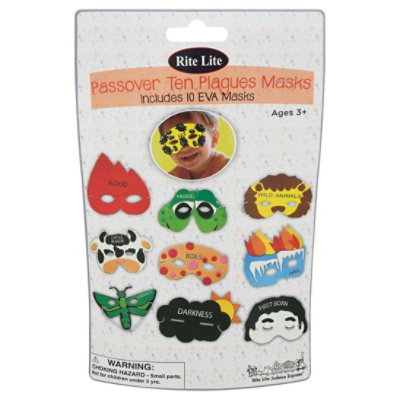 Rite Lite Passover Ten Plagues Masks - Each - Image 3