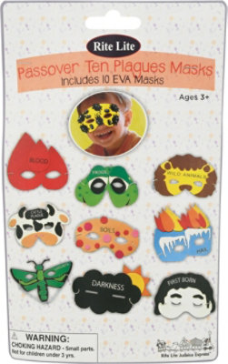 Rite Lite Passover Ten Plagues Masks - Each - Image 2
