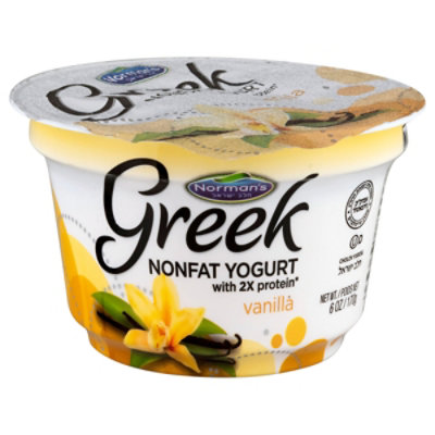 Normans Vanilla Greek Yogurt - 6 Oz - Image 2