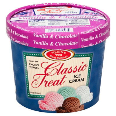 Kleins Vanilla And Chocolate Ice Cream - 56 Oz