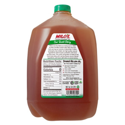 Milos Famous Unsweet Tea - 128 Fl. Oz. - Image 6