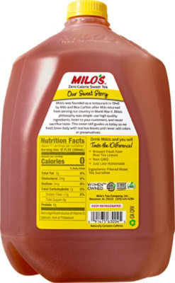 Milos No Calorie Sweet Tea Gallon - 128 Fl. Oz. - Image 6