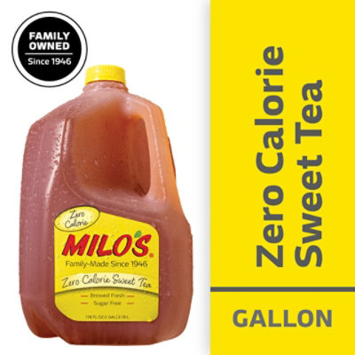 Milos No Calorie Sweet Tea Gallon - 128 Fl. Oz. - Image 1