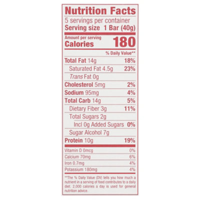 think! Keto Protein Chocolate Peanut Butter Pie Bar - 5-1.41 Oz - Image 3