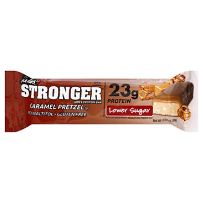 Nugo  Bar Strngr Prtzl Caramel - 2.82 Oz