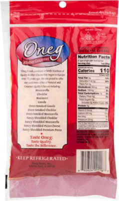 Oneg Natural Shredded Cheddar Cheese - 8 Oz - Image 5