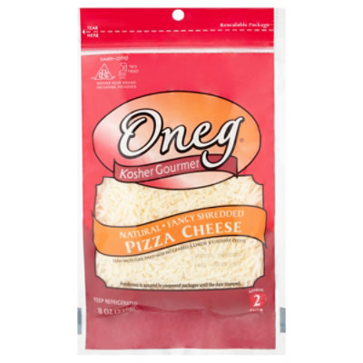 Oneg Natural Shredded Pizza Cheese - 8 Oz - Image 2