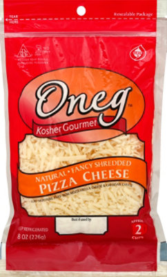 Oneg Natural Shredded Pizza Cheese - 8 Oz - Image 2