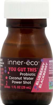 inner-eco TO GO Mege Probiotic Coconut Water Berry Flavor - 1 Fl. Oz. - Image 2
