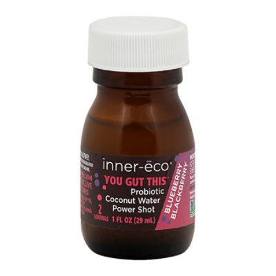 inner-eco TO GO Mege Probiotic Coconut Water Berry Flavor - 1 Fl. Oz.