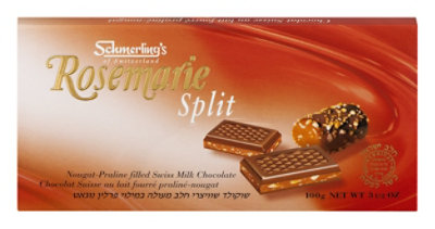 Schmerling Choc Bars-Rosemarie Milk Splt - 3.5 Oz - Image 1