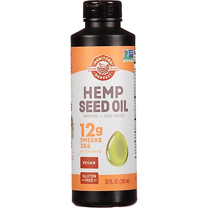 Manit Hemp Seed Oil - 12.0 Oz - Image 2