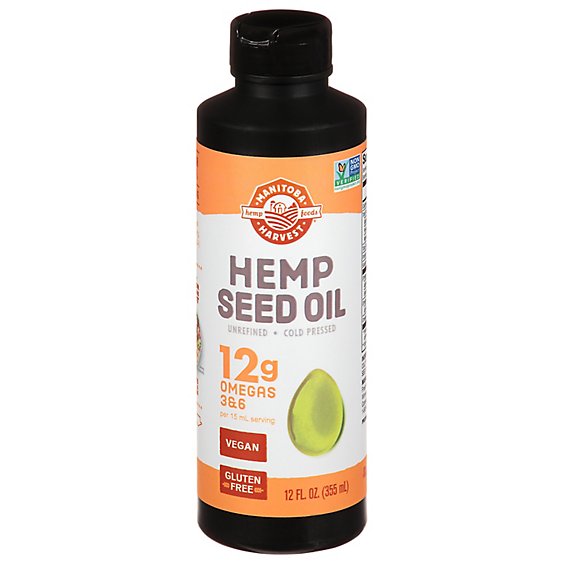 Manit Hemp Seed Oil - 12.0 Oz