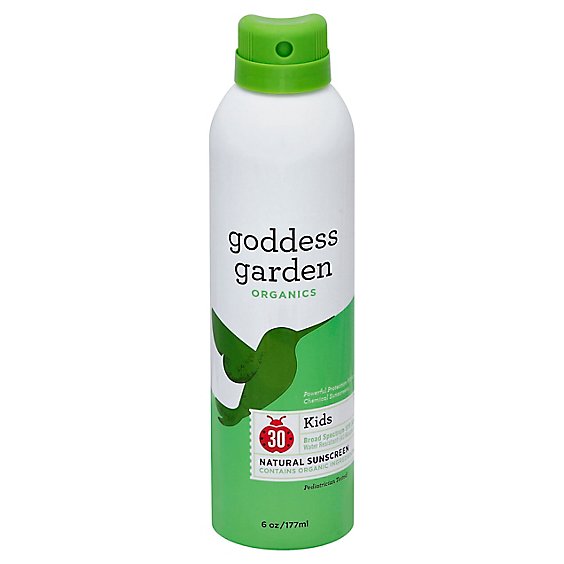 Goddess Garden Sunscreen Kids Ntrl Spry - 6.0 Oz