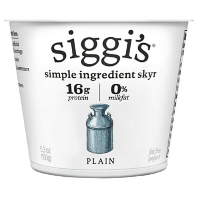 siggi's Plain Icelandic Skyr Nonfat Yogurt - 5.3 Oz - Image 2