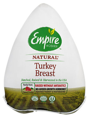 Empire Kosher Turkey Breast Frozen - Weight Between 4-8 Lb - Image 1