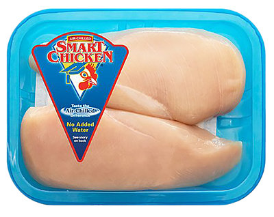 Smart Chicken Breasts Boneless Skinless Air Chilled Tray Pack - 1.00 LB - Image 1