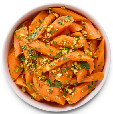 Honey Glazed Carrots W Pistachio & Raisin - Lb - Image 1