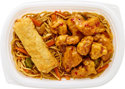 Honey Chicken Lomein & Egg Roll - Each - Image 1