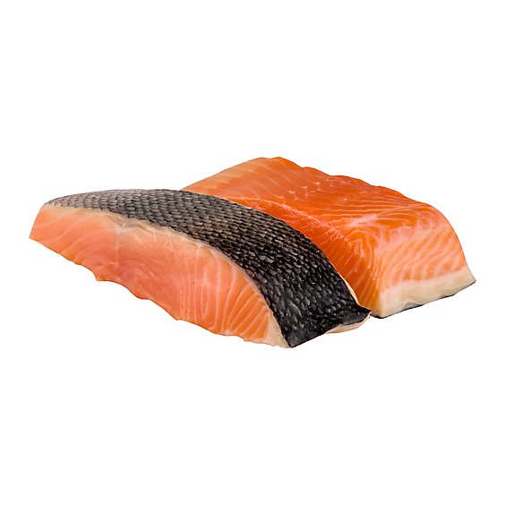 Seafood Service Counter Fish Salmon Fillets Atlantic Seasoned - 1.00 LB