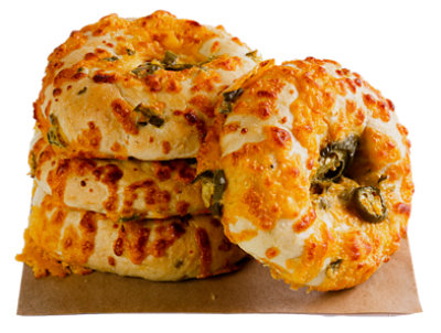 Bakery Bagels Jalapeno Large - 4 Count - Image 1