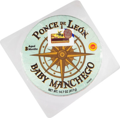 Ponce De Leon Baby Manchego Wheel - 500 Gram - Image 2