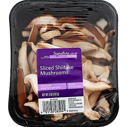 Signature Farms Mushrooms Shiitake Sliced - 5 Oz - Image 2