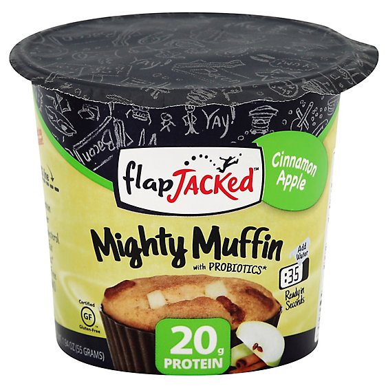 FlapJacked Mighty Muffins Cinnamon Apple - 1.94 Oz