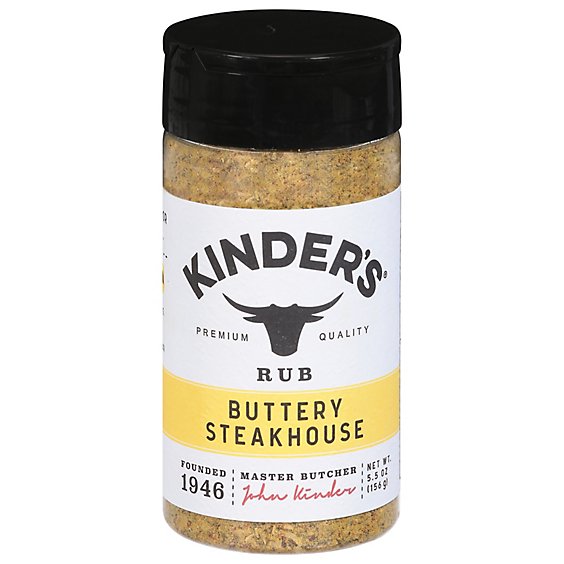 Kinder's Buttery Steakhouse Rub and Seasoning - 5.5 Oz