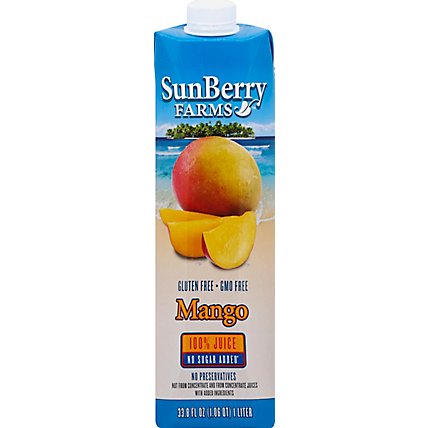Sunberry Farms Juice Mango 100% - 33.81 Fl. Oz. - Image 2