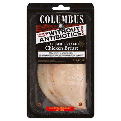 Columbus Rotisserie Style Chicken Breast Vp - 6 Oz