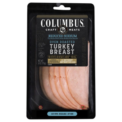 Columbus Oven Roasted Turkey Breast Vp - 6 Oz - Image 2