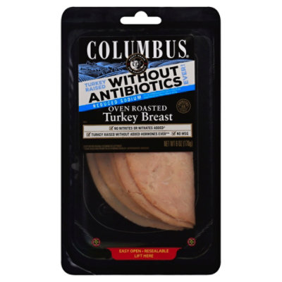 Columbus Oven Roasted Turkey Breast Vp - 6 Oz