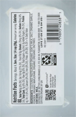 O Organics Cheese Goat Garlic & Herb - 4 Oz - Image 5