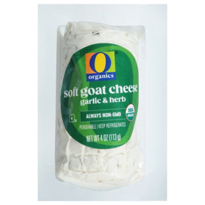 O Organics Cheese Goat Garlic & Herb - 4 Oz - Image 1