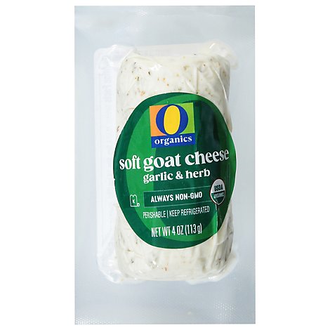 O Organics Organic Cheese Goat Garlic & Herb - 4 Oz