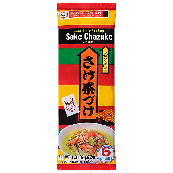 Nagatanien Sake Chazuke Seasoning For Rice Soup - 1.16 Oz