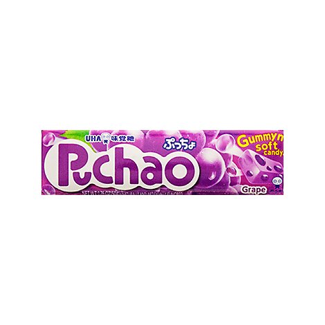 Uha Mikakuto Puchao Grape Soft Candy - 1.76 Oz