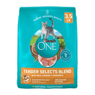 Purina ONE Tender Selects Chicken Dry Cat Food - 3.5 Lbs - Image 1