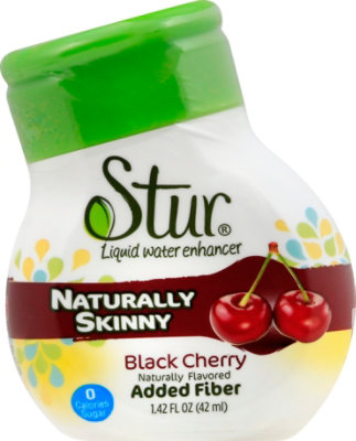 Stur Liq Wtr Enhnc Black Cherry - 3.6 Fl. Oz. - Image 2