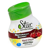 Stur Liq Wtr Enhnc Black Cherry - 3.6 Fl. Oz. - Image 1