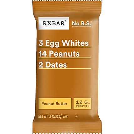 RXBAR Protein Bar 12g Protein Peanut Butter - 1.83 Oz - Image 2