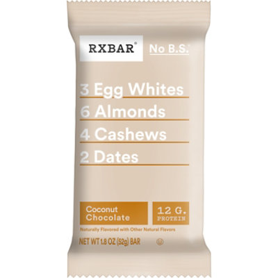 RXBAR Protein Bar Coconut Chocolate 12g Protein - 1.8 Oz